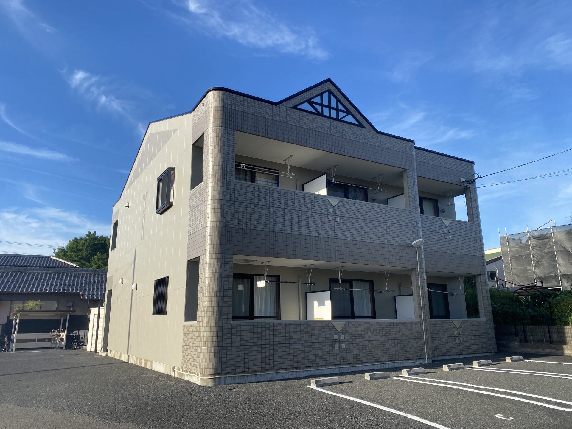 豊明市　アパート　改修工事 | 足場工事