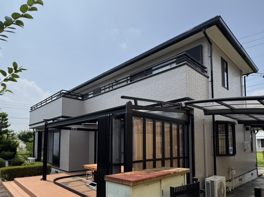 日進市　K様邸　外部改修工事 | 足場工事