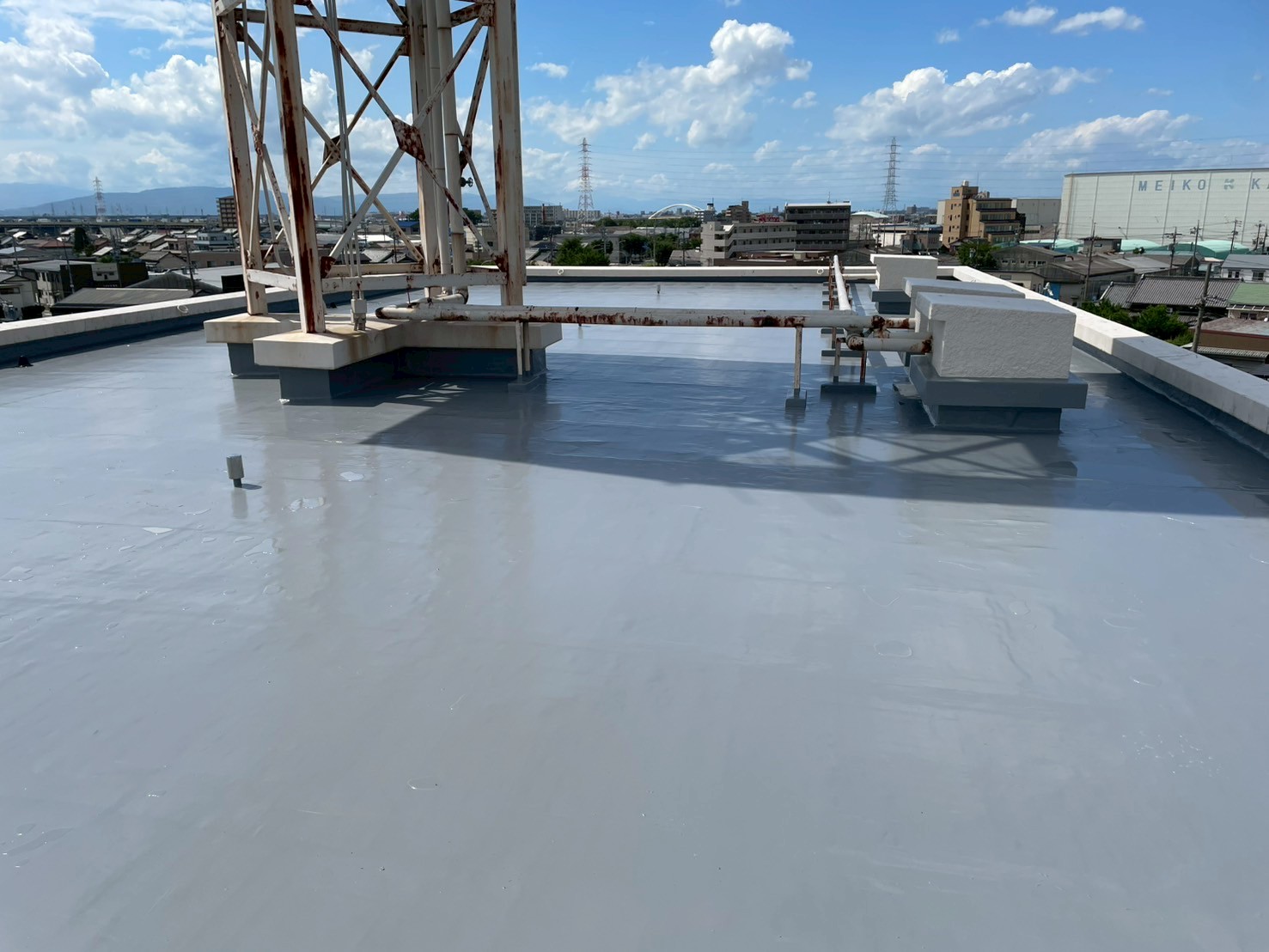 港区　Aハイツ　屋上防水工事 | 防水工事