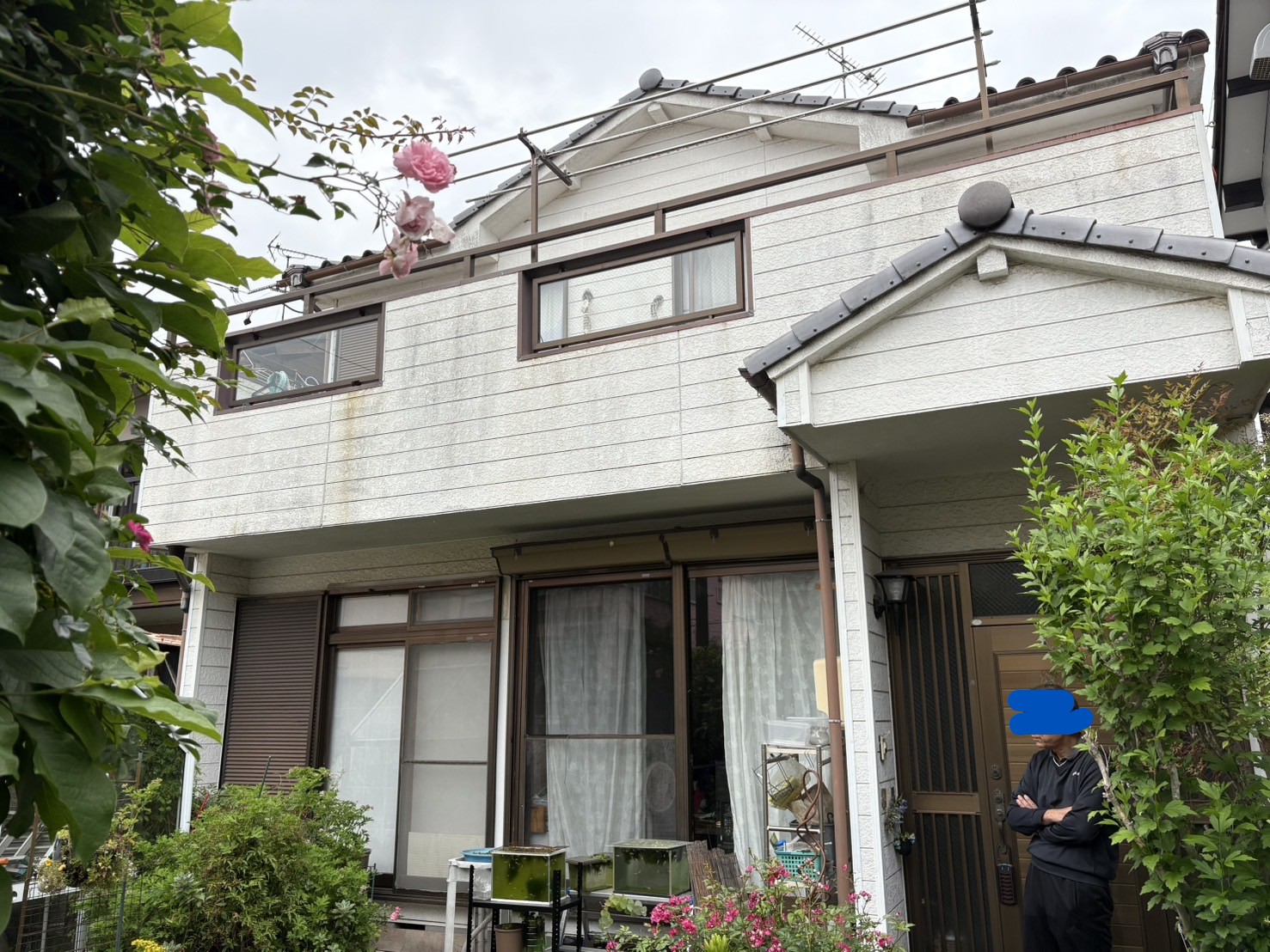 東海市　M様邸　外部改修工事 | 補修工事（アスベスト除去）