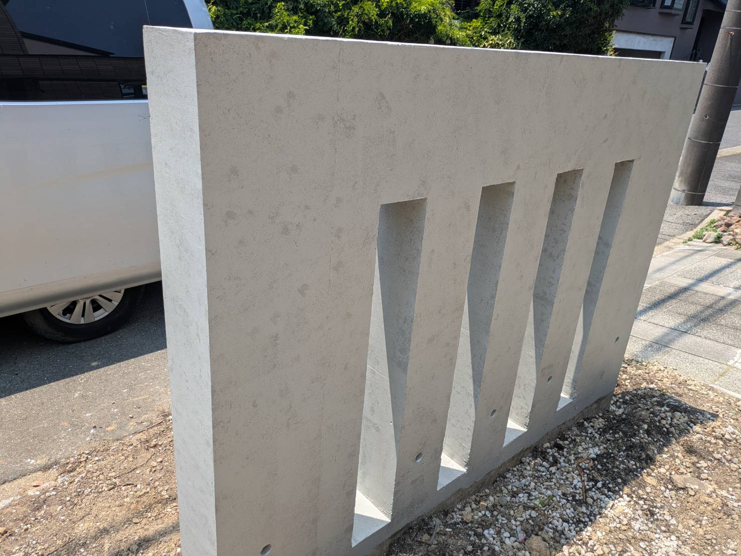 名古屋市　門塀打放し特殊塗装 | 塗装・吹付け工事