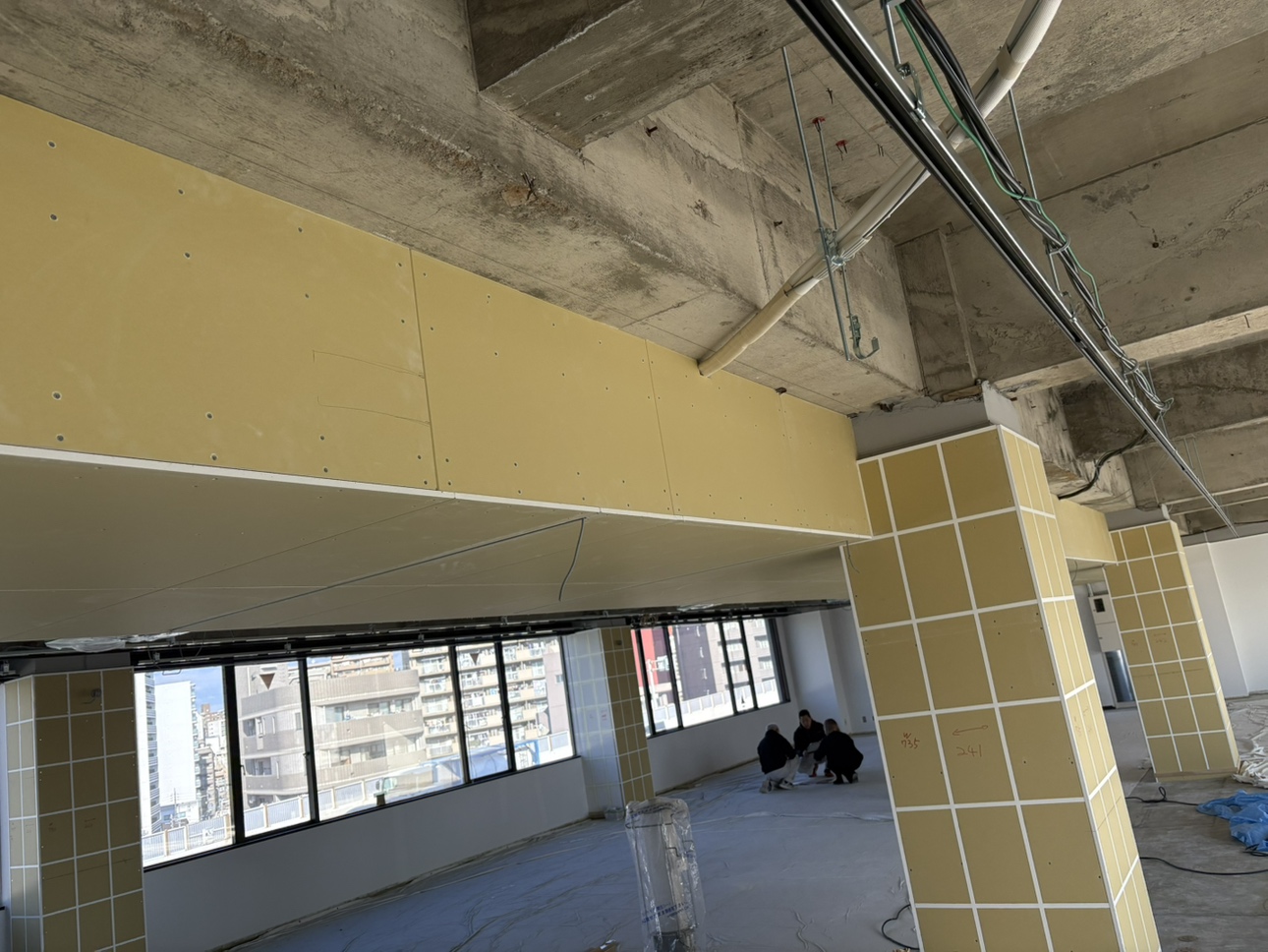 中区 オフィス タイル調特殊塗装工事 | その他