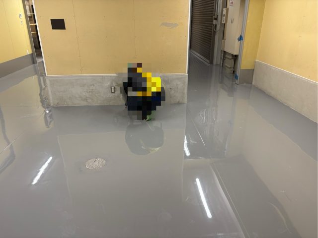 東海市　倉庫　塗床工事 | 塗床工事