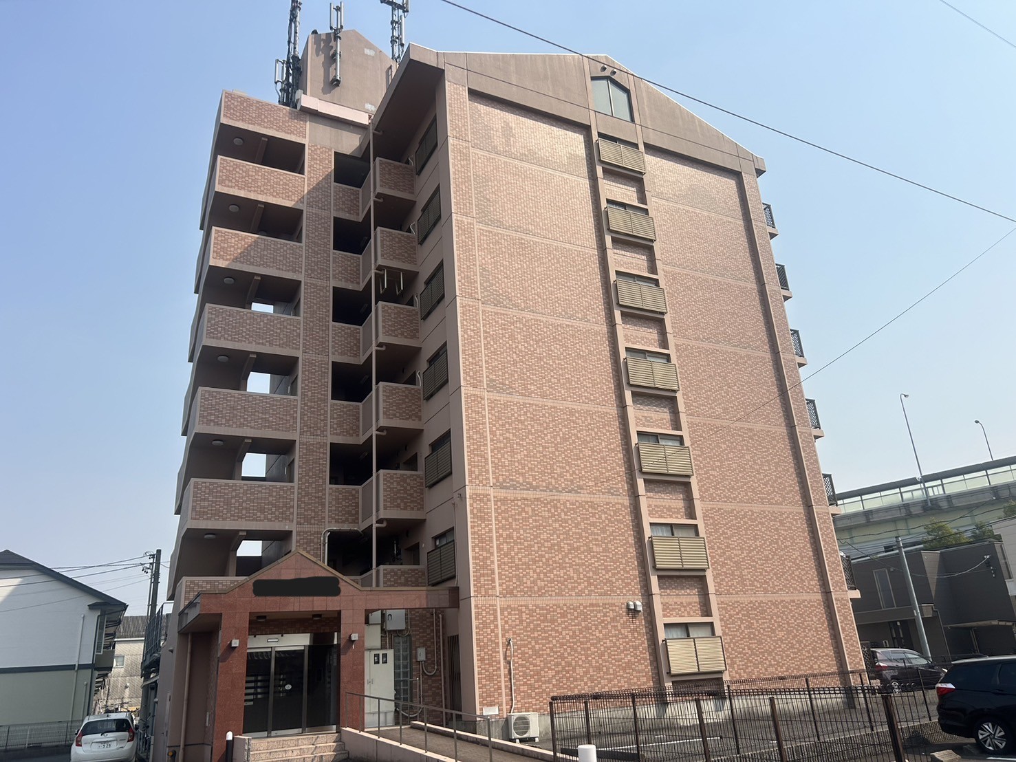 西区　Mマンション　外部改修工事　 | 補修工事（アスベスト除去）