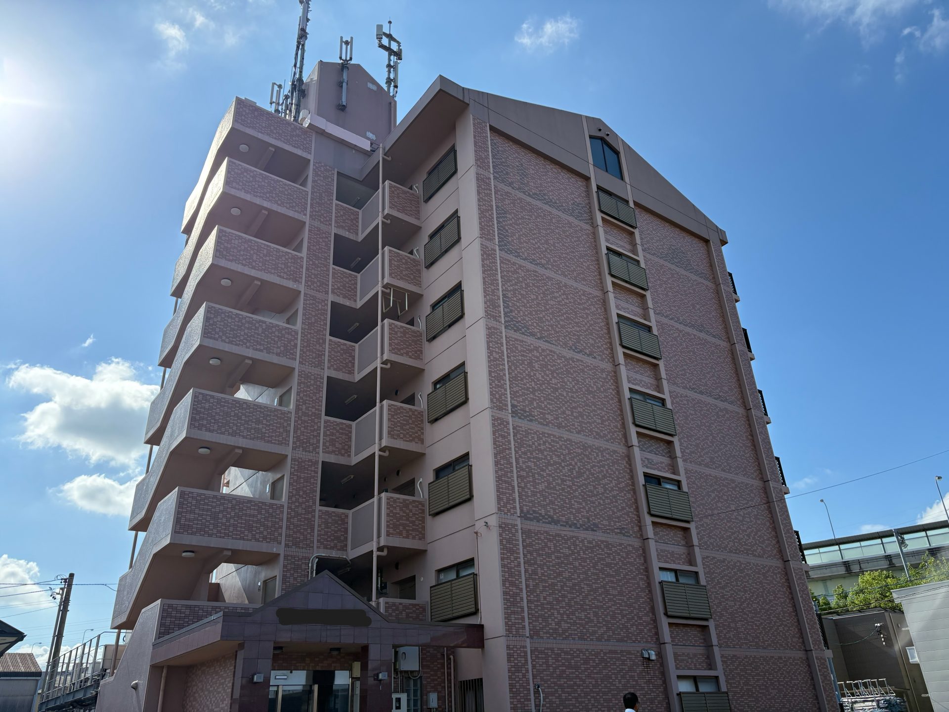 西区　Mマンション　外部改修工事　 | 補修工事（アスベスト除去）