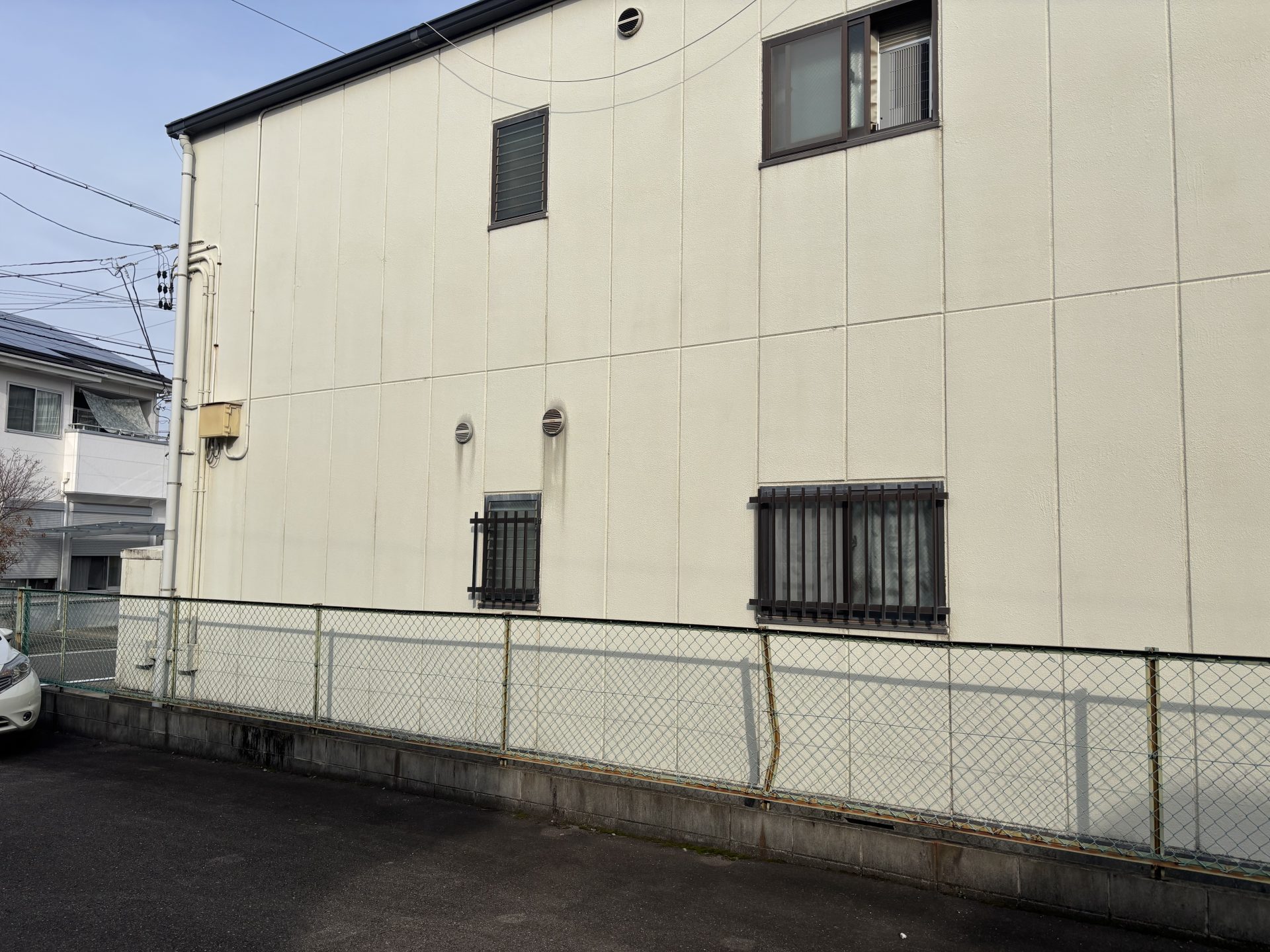 西区　Kアパート　外部改修工事 | コーキング工事